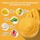 POP MODERN.C Vitamin C and Turmeric Face Scrub Cream Organics Microdermabrasion Facial Scrub Brightening Exfoliating Clears Blackheads Improve Dark Spot Acne with Strawberry Extract Exfoliator