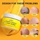 POP MODERN.C Vitamin C and Turmeric Face Scrub Cream Organics Microdermabrasion Facial Scrub Brightening Exfoliating Clears Blackheads Improve Dark Spot Acne with Strawberry Extract Exfoliator
