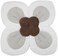 PandaEar Baby Bath Pad for Infant NewbornSoft Flower Petals for Sink Bathtub Essentials Shower Gift (Gray