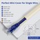 ZhiYo One Cord Cover Wall - 153in Mini Wire Hider, Wire Cover for Hiding Speaker Wire, Baby Monitor Cord - Paintable Wire Channel for Cable Concealer, 9X L17in W0.5in H0.35in, CMR05 Beige