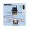 donjon VONVOFF Wireless Remote Switch,AC110V/120V/240V/ Relay RF Remote Control Light Switches for Pump Security Systems with 328 ft Long Range