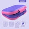 Bentgo Kids Chill Leak-Proof Lunch Box - Included Reusable Ice Pack Keeps Food Cold; 4-Compartment Bento Lunch Container; MicrowaveDishwasher Safe (Electric Violet
