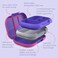 Bentgo Kids Chill Leak-Proof Lunch Box - Included Reusable Ice Pack Keeps Food Cold; 4-Compartment Bento Lunch Container; MicrowaveDishwasher Safe (Electric Violet