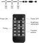 Banord Outdoor Dimmer, Max. 360W Plug-in Dimmer Switch for LED String Lights, Wireless Remote Control Dimming Controller with 4 Brightness Mode