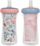 The First Years Insulated Straw Cups for Toddlers 2pk &ndash; LadybugMarbled &ndash; PinkBlue