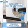 MAXTID Large Door Draft Stopper for Bottom of Doors 36&rdquo; Under Door Draft Noise Blocker Black Gap Stoppers Door Draft Guard for Bottom of Doors Adjustable Door Sweep Draft Seal Home Essentials Gadgets
