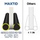 MAXTID Large Door Draft Stopper for Bottom of Doors 36&rdquo; Under Door Draft Noise Blocker Black Gap Stoppers Door Draft Guard for Bottom of Doors Adjustable Door Sweep Draft Seal Home Essentials Gadgets