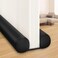 MAXTID Large Door Draft Stopper for Bottom of Doors 36&rdquo; Under Door Draft Noise Blocker Black Gap Stoppers Door Draft Guard for Bottom of Doors Adjustable Door Sweep Draft Seal Home Essentials Gadgets