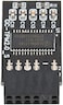Heayzoki TPM 2.0 Module Encryption Security Module LPC 12 Pin Module Compatible with Remote Card LCP SPI TPM2.0 Module 12 pin for GIGABYTE Motherboards