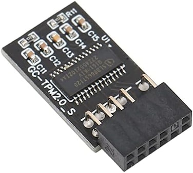 Heayzoki TPM 2.0 Module Encryption Security Module LPC 12 Pin Module Compatible with Remote Card LCP SPI TPM2.0 Module 12 pin for GIGABYTE Motherboards