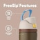 Owala Star Wars FreeSip Insulated Stainless Steel Water Bottle with Straw for Sports and Travel, BPA-Free, 24-Ounce, Mandalorian