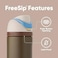 Owala Star Wars FreeSip Insulated Stainless Steel Water Bottle with Straw for Sports and Travel, BPA-Free, 24-Ounce, Mandalorian