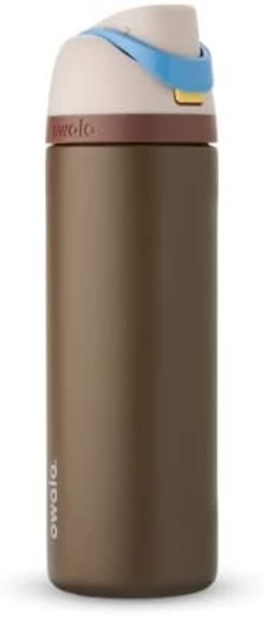 Owala Star Wars FreeSip Insulated Stainless Steel Water Bottle with Straw for Sports and Travel, BPA-Free, 24-Ounce, Mandalorian