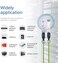 H!Fiber Green SFPCable, 10G SFPDAC, 0.25M(0.82ft, Passive Direct Attach Copper Twinax Cable for Cisco SFP-H10GB-CU0.25M, Ubiquiti UniFi UC-DAC-SFP, Meraki, Mikrotik, Intel, Fortinet, Netgear