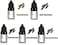 Ybeauty Tattoo Ink Permanent Eyebrow Make up Pigement for Eyebrows Eyeliner Lips Microblading Supplies for Eyebrow Machine Pigment Set for Professional Supplies (10 Colors