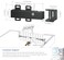 TOPENS ET24 Automatic Electric Gate Lock for DC 24V Swing Gate Opener Gate Operator System Device Safe Security Gate Lock