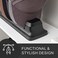 Capstak Hat organizer for baseball caps - hat holder for 10 baseball caps - No install required cap rack closet organizer system hat racks for baseball caps (Black