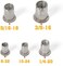 Woopais Rivet Nuts Threaded Insert Nutsert Rivnuts 8-32 * 10-24 * 1/4-20 * 5/16-18 * 3/8-16 YX-SS-5-74