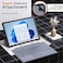 جراب MoKo لجهاز Microsoft Surface Pro 7 Plus/Pro7/Pro 6/Pro 5/Pro 4/LTE - جراب متين متعدد الاستخدامات مع حامل قلم، جراب واقٍ مزود بمسند، متوافق مع لوحة مفاتيح Type Cover، أسود غير لامع