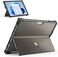 جراب MoKo لجهاز Microsoft Surface Pro 7 Plus/Pro7/Pro 6/Pro 5/Pro 4/LTE - جراب متين متعدد الاستخدامات مع حامل قلم، جراب واقٍ مزود بمسند، متوافق مع لوحة مفاتيح Type Cover، أسود غير لامع