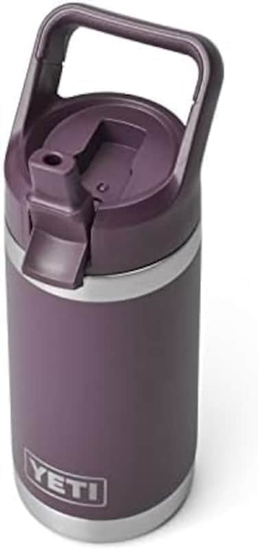 YETI Rambler Jr. 12 oz Kids Bottle, with Straw Cap, Nordic Purple