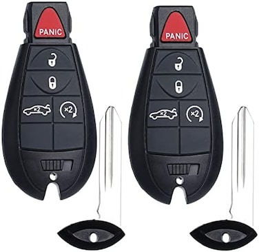 SUPALAND Remote Key Fob FOBIK Replacement Fits for Dodge Challenger 2008 2009 2010 2011 2012 2013 2014 Charger 2009-2013 Durango 2009-2013 Chrysler 300 IYZ-C01C Keyless Entry Remote Start Control