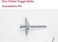 cSeao 22 Pieces Heavy Duty Drywall Ceiling TV Anchors Toggle Bolt Assortment Kit, 1/8" 1/4" 3/16" Spring Loaded Hollow Wall Inserted Bolt Wing Nuts