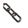 Mr. Chain Plastic Barrier Chain, 1.5" Diameter, 100' Length, Yellow