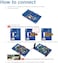 FREENOVE 5 Inch Touchscreen Monitor for Raspberry Pi 5 4 B 3 BA, 800x480 Pixel IPS Display, 5-Point Touch Capacitive Screen, Driver-Free MIPI DSI Port