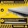 جراب IBENZER متوافق مع أجهزة MacBook Air مقاس 13 بوصة موديلات 2022 و2023 و2024 (M3 A3113 M2 A2681)، جراب صلب مع غطاء لوحة مفاتيح وشاشة حماية ومحول Type-C لجهاز Mac Air مقاس 13.6 بوصة، شفاف تمامًا، AT1