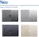 جراب IBENZER متوافق مع أجهزة MacBook Air مقاس 13 بوصة موديلات 2022 و2023 و2024 (M3 A3113 M2 A2681)، جراب صلب مع غطاء لوحة مفاتيح وشاشة حماية ومحول Type-C لجهاز Mac Air مقاس 13.6 بوصة، شفاف تمامًا، AT1