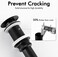 KES Bathroom Sink Drain Without Overflow Vessel Sink Lavatory Vanity Pop Up Drain Stopper Matte Black, All Metal Rustproof Brass and 304 Stainless Steel, S2008D-BK