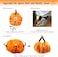 SUMBABO Toy Storage for Lego Play Mat Bag - Duplo Toy Organizer Storage Bag by Drawstring for Kids Tidy Toy with Lips can as Gift (Orange 47 inch