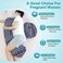 AOSSA BBL Pillow After Surgery for Butt Sleeping Wedge Pillow Set BBL Body Pillow with Back Support Lumbar Side Sleeper Brazillian Butt Lift Recovery Cushion Comfort Pillow (Navy Blue