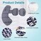 AOSSA BBL Pillow After Surgery for Butt Sleeping Wedge Pillow Set BBL Body Pillow with Back Support Lumbar Side Sleeper Brazillian Butt Lift Recovery Cushion Comfort Pillow (Navy Blue