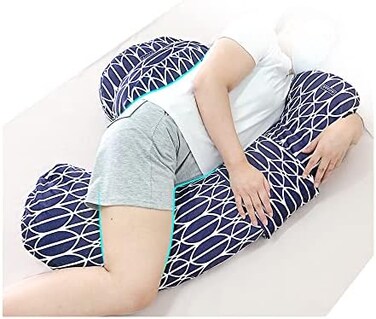 AOSSA BBL Pillow After Surgery for Butt Sleeping Wedge Pillow Set BBL Body Pillow with Back Support Lumbar Side Sleeper Brazillian Butt Lift Recovery Cushion Comfort Pillow (Navy Blue