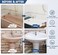 DWIL Tub and Tile Refinishing Kit - Odorless DIY Sink Bathtub Countertop Repair White Coating, Easy Cover Application, Refacing Bathroom Kitchen 1 kit with tools, White
