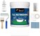 DWIL Tub and Tile Refinishing Kit - Odorless DIY Sink Bathtub Countertop Repair White Coating, Easy Cover Application, Refacing Bathroom Kitchen 1 kit with tools, White