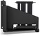 NZXT Vertical GPU Mounting Kit - AB-RH175-B1-175 mm PCIe 4.0x16 Riser Cable - GPU Holder - Sturdy Steel Bracket - Black