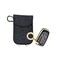 Digital Forensic Evidence U.S. Vet Business - Premium Quiet Seal Suede Universal Vehicle Anti-Theft Suede Faraday Case (X2 ShieldingCarabiner (Frosted Stone