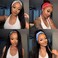 TNICE Headband Wig Human Hair Straight 18 Inch Headband Wigs for Black Women Glueless None Lace Front Human Hair Headband Wig Brazilian Virgin Hair Machine Made Wigs Natural Black 150% Density