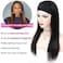 TNICE Headband Wig Human Hair Straight 18 Inch Headband Wigs for Black Women Glueless None Lace Front Human Hair Headband Wig Brazilian Virgin Hair Machine Made Wigs Natural Black 150% Density