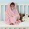 CREVENT 76x102cm Light Cozy Plush Fluffy Warm Fleece Stroller Baby Blanket for Girl Infant Toddler Crib Cot Stroller, Baby Birthday (Pink Sheep