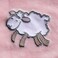 CREVENT 76x102cm Light Cozy Plush Fluffy Warm Fleece Stroller Baby Blanket for Girl Infant Toddler Crib Cot Stroller, Baby Birthday (Pink Sheep