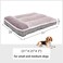 WINDRACING Dog Bed for Small Dogs, Dog Mattress with Pillow for Crate Kennel, Sofa Dog Bed, Super Soft pet Bed for Medium, Small Dogs Breeds,pet Bed Puppy Bed,bedsFurniture