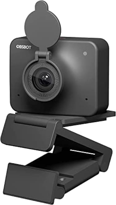 تنسيق OBSBOT:

كاميرا ويب OBSBOT Meet الإلكترونية بدقة 1080 بكسل و60 إطارًا في الثانية، مزودة بتقنية الذكاء الاصطناعي وميكروفون مانع للضوضاء، ووضع تجميل، وخلفية ضبابية، وزاوية واسعة، وتقنية HDR، وغطاء