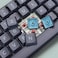 dagaladoo Womier Double Shot PBT keycaps,Apollo Custom Keyboard keycaps,Gray/Dark Blue keycaps 75 persent,ISA Profile Keycaps for MX Switches Mechanical Keyboard(189key,only keycaps