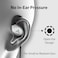 Avantree Resolve - 3.5mm Aux Wire Open Ear Earphones - MicrophoneVolume Control, Designed for Size S/M Ears, Compatible with Traditional Tablet PC Phones, Wired Headphones with Hook