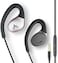 Avantree Resolve - 3.5mm Aux Wire Open Ear Earphones - MicrophoneVolume Control, Designed for Size S/M Ears, Compatible with Traditional Tablet PC Phones, Wired Headphones with Hook