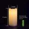 TFROSIM Solar Candles Outdoor Waterproof, 3" x 6" Ivory White Flameless Candles, Dusk to Dawn Light Sensor, LED Rechargeable Pillar Solar Candles for Outdoor Lanterns, Patio Decor, Set of 2